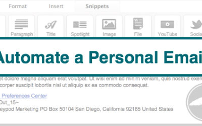 Automate a “Personal” Email in 9 Steps