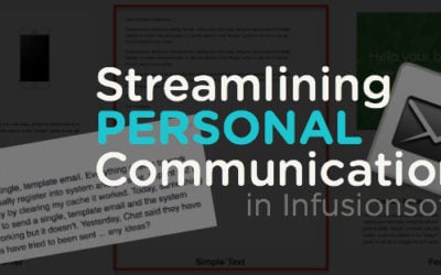 Streamlining Personal Communication