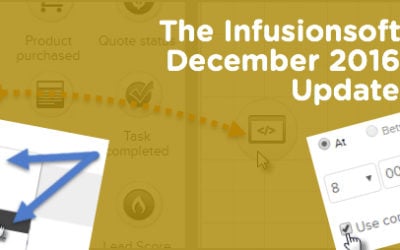 Infusionsoft December 2016 Update