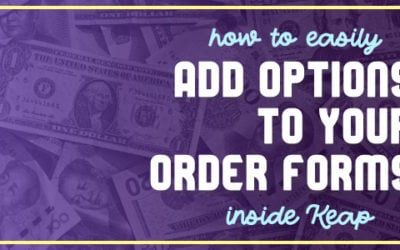 Options on Order Forms