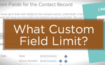 What Custom Field Limit?