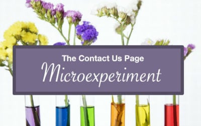 Contact Page Microexperiment