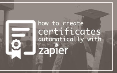 Creating Certificates with Zapier