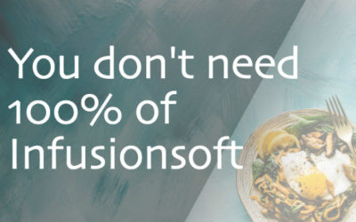 You don’t need 100% of Infusionsoft