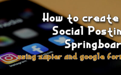 How to Create a Social Springboard